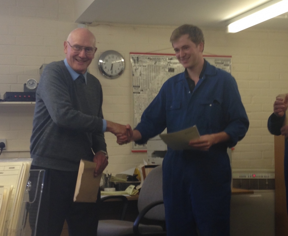 William Woodhall completes his Apprenticeship